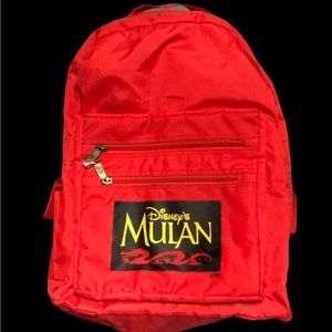 Disney | Vintage Mulan Collectable Backpack Rare